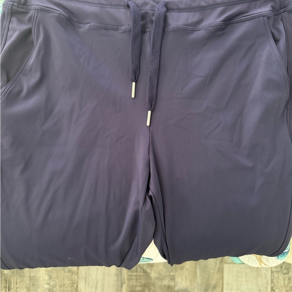 Halara high waisted drawstring joggers in Peacock - Picture 2 of 4